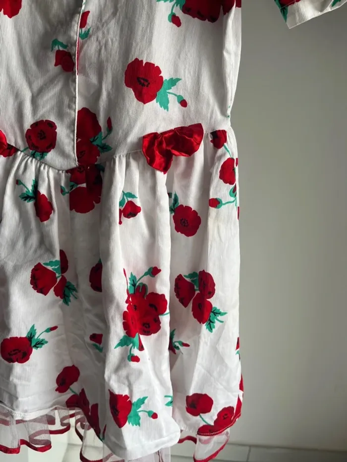 Robe cérémonie coquelicots fille - photo numéro 7