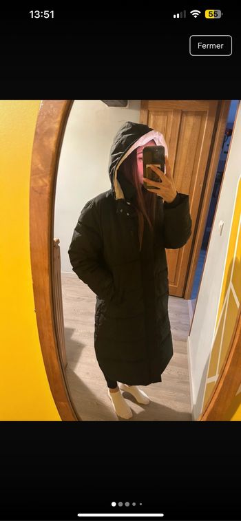 Long manteau noir