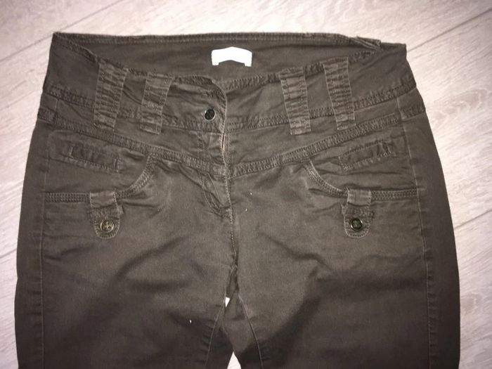 Pantalon marron Promod taille 38 - photo numéro 2