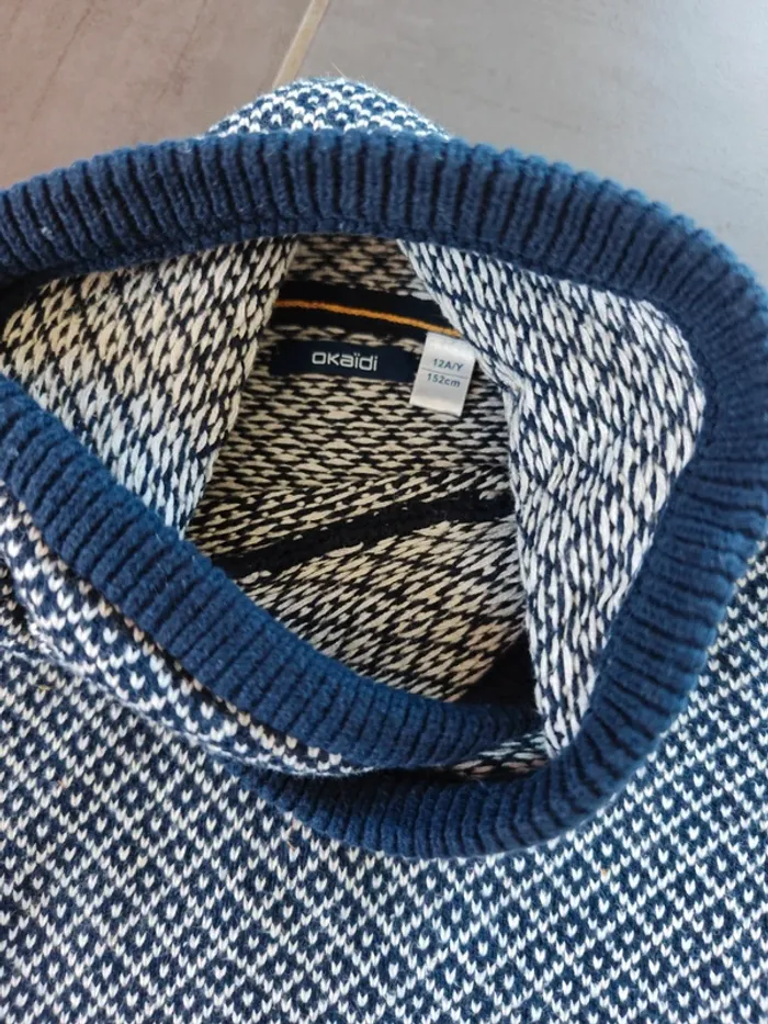 Pull okaidi 12 ans garçon - photo numéro 2