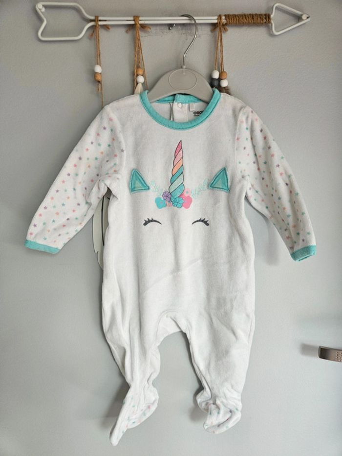 Pyjama velour 9 mois