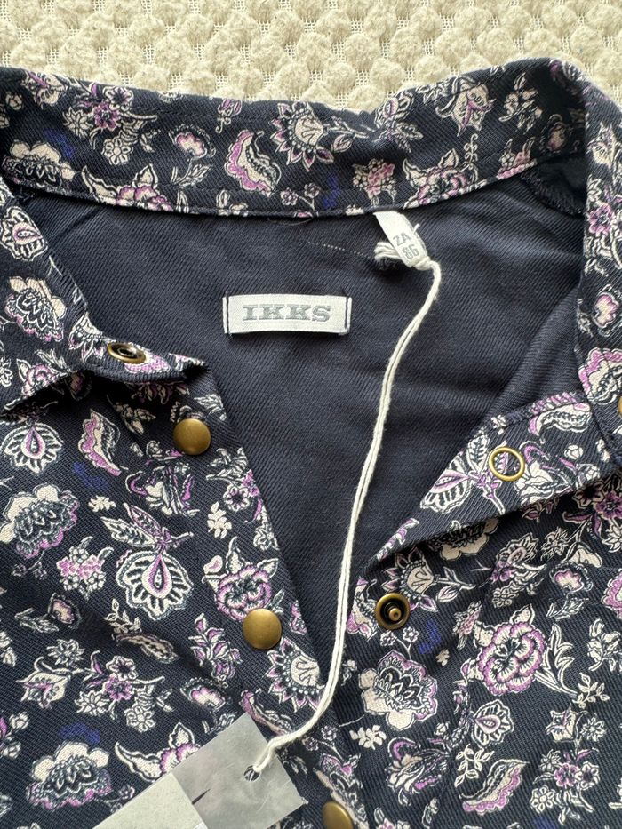 Combinaison fille IKKS 8 ans – Motif fleuri – Très bon état - photo numéro 3