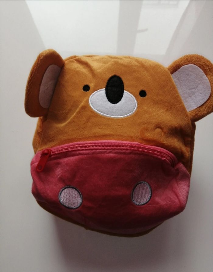 Petit sac à dos nounours tout doux
