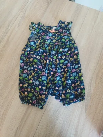 Combinaison légère motifs jungle