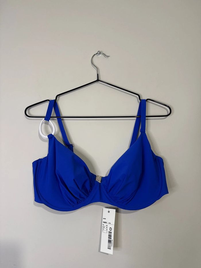 👙🌞Haut de maillot de bain femme - bleu roi- Simone Pérèle- 100Dneuf avec étiquette