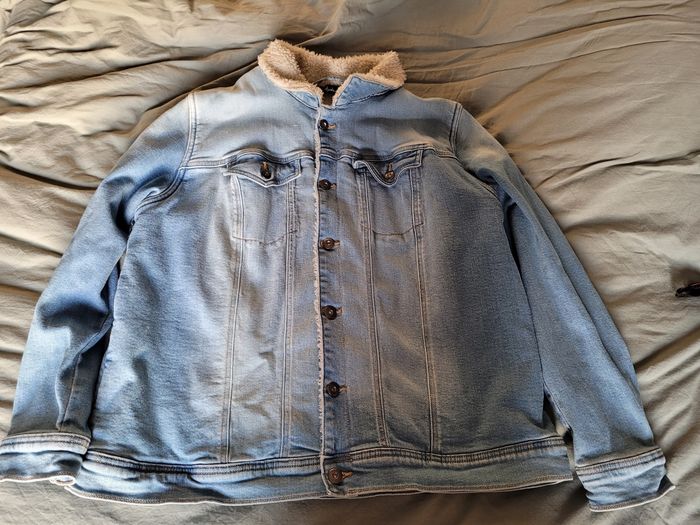 veste en jeans moumoute t46/48 ulla popken (20e)