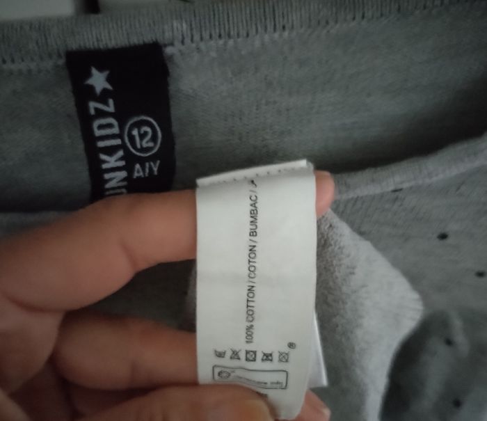 Pull gris 100% coton en très bon état 👌🏻 - photo numéro 5