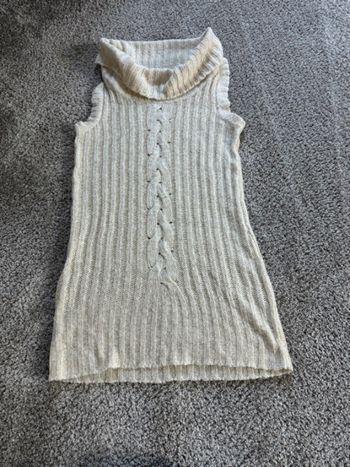 Tunique pull sans manches