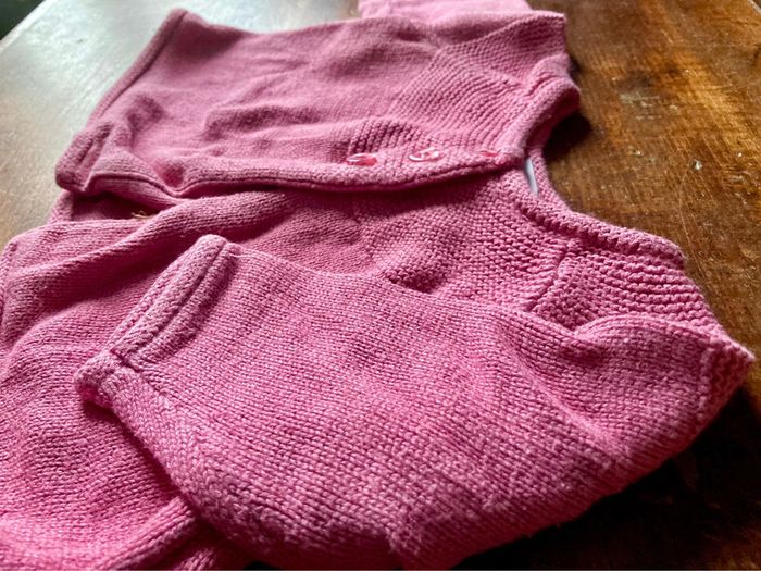 Gilet rose 18 mois Newness - photo numéro 2