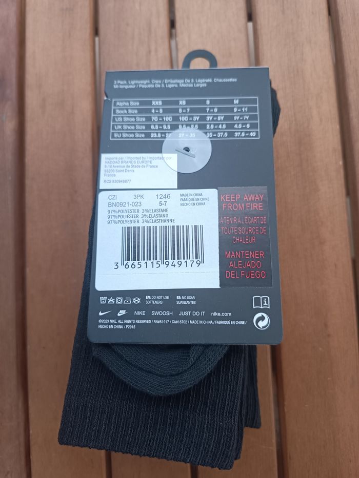 Lot chaussettes nike - photo numéro 4