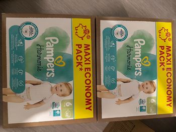 Couche Pampers taille 6 harmonie 