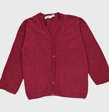 Knot Cardigan 24 mois en coton et laine