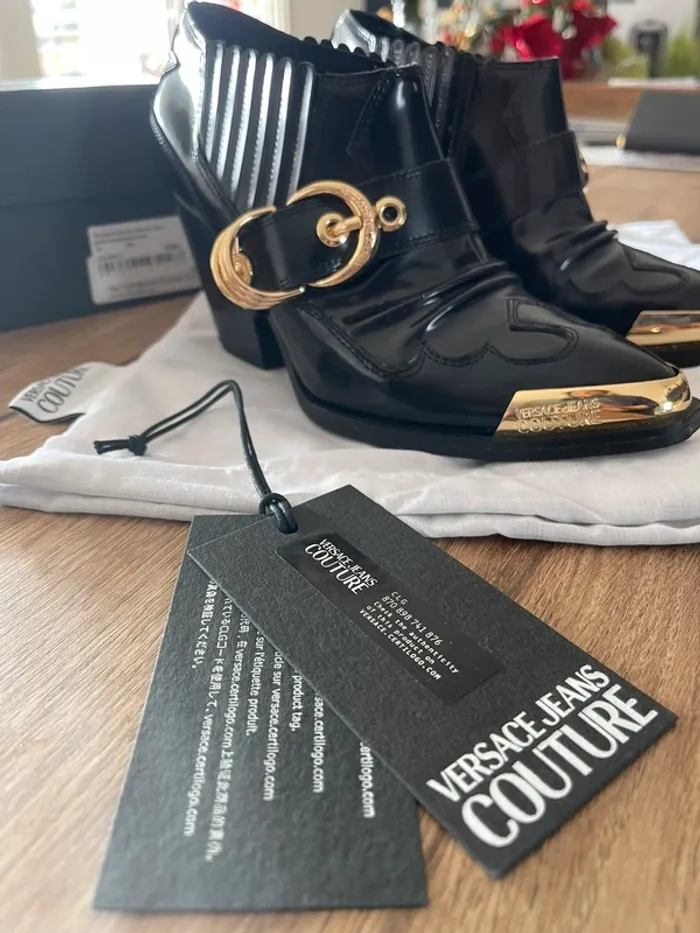 Bottines chaussures Versace Jeans Couture - photo numéro 4