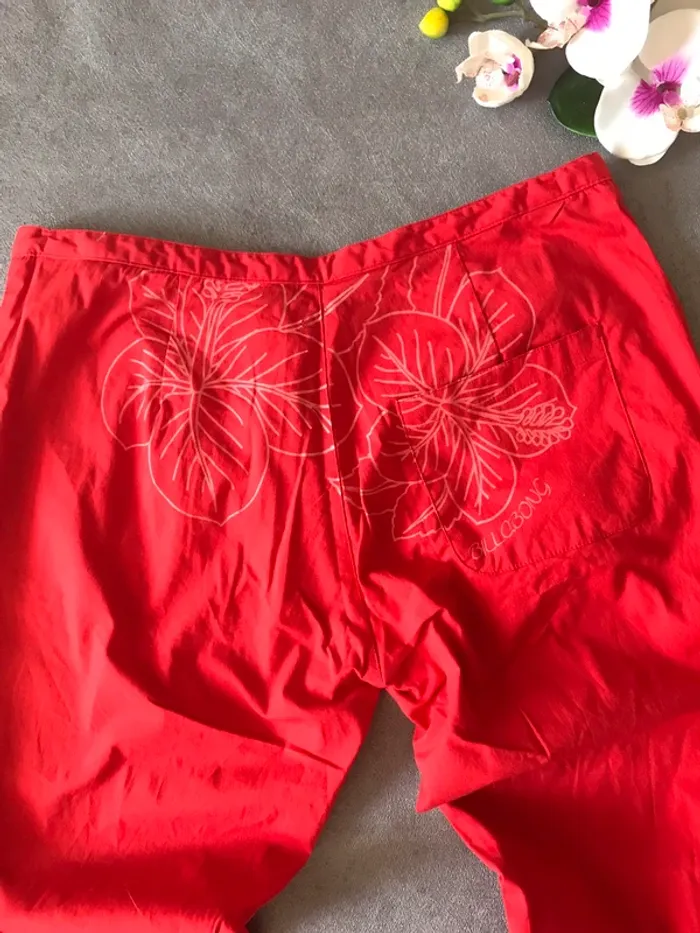 Pantalon 7/8 billabong rouge - photo numéro 2