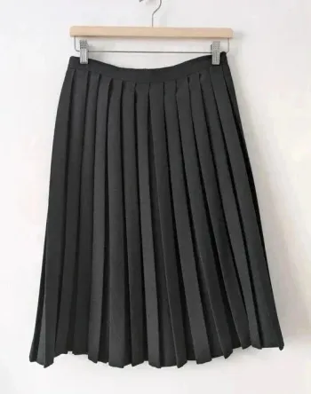 Jupe plissée noire vintage - Pavane paris - taille 36
