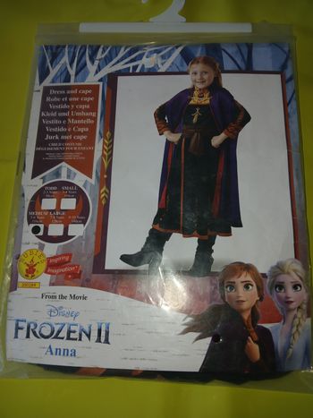 deguisement disney Anna la reine des neiges 5/6 ans