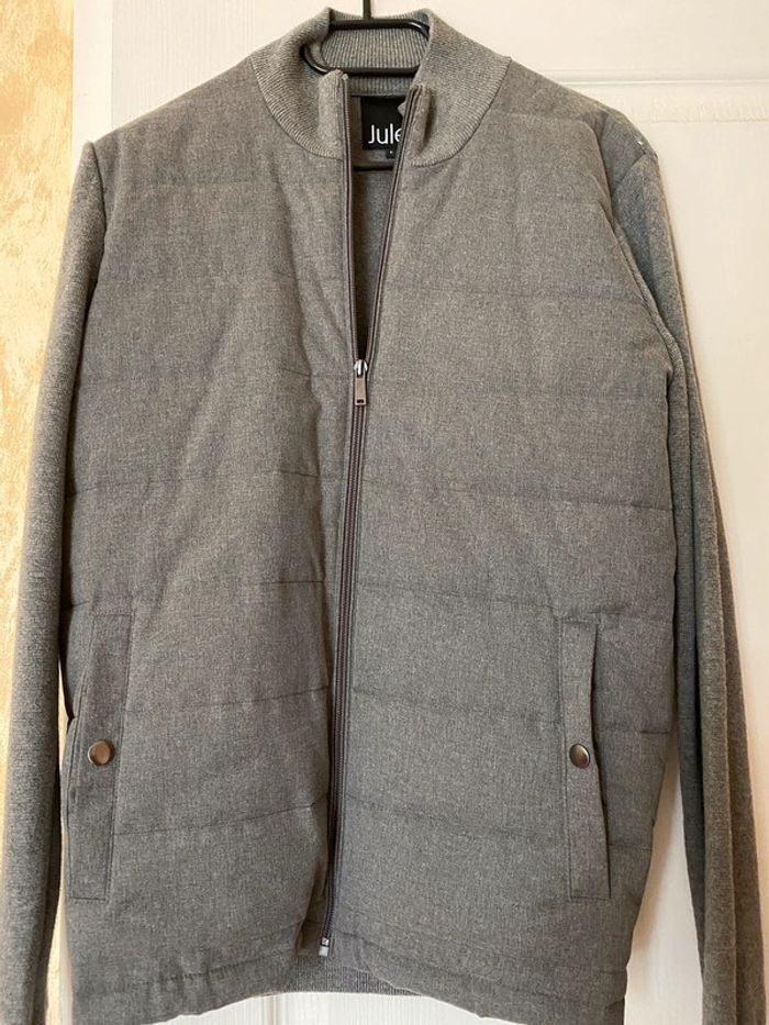 Blouson bi matière