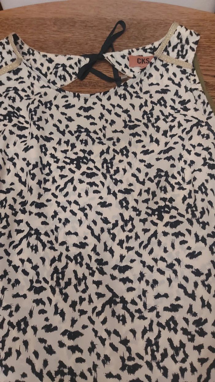 Robe CKS t M noire et blanc - photo numéro 13