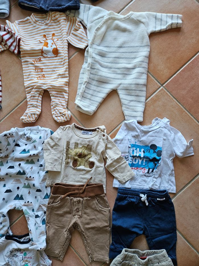 Lot 3 mois garcon veste pyjamas bodies okaidi - photo numéro 6