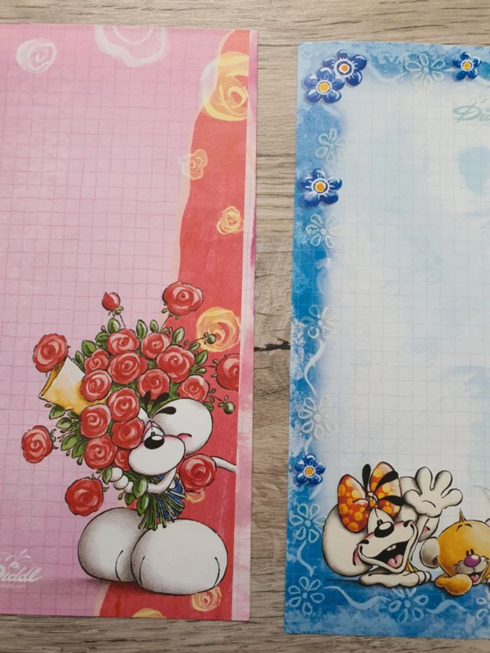 2x feuilles diddl A5 erreur mal découpées - photo numéro 3