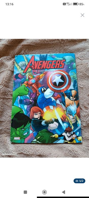 Vend livre avengers 