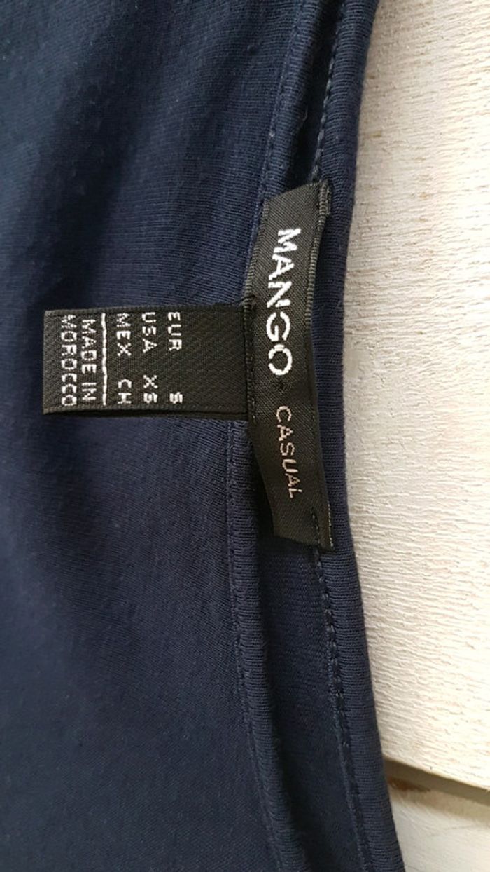 Robe Mango bleu taille S - photo numéro 3