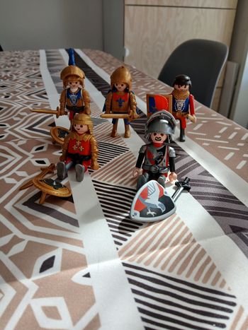 Playmobil lot 5 chevaliers