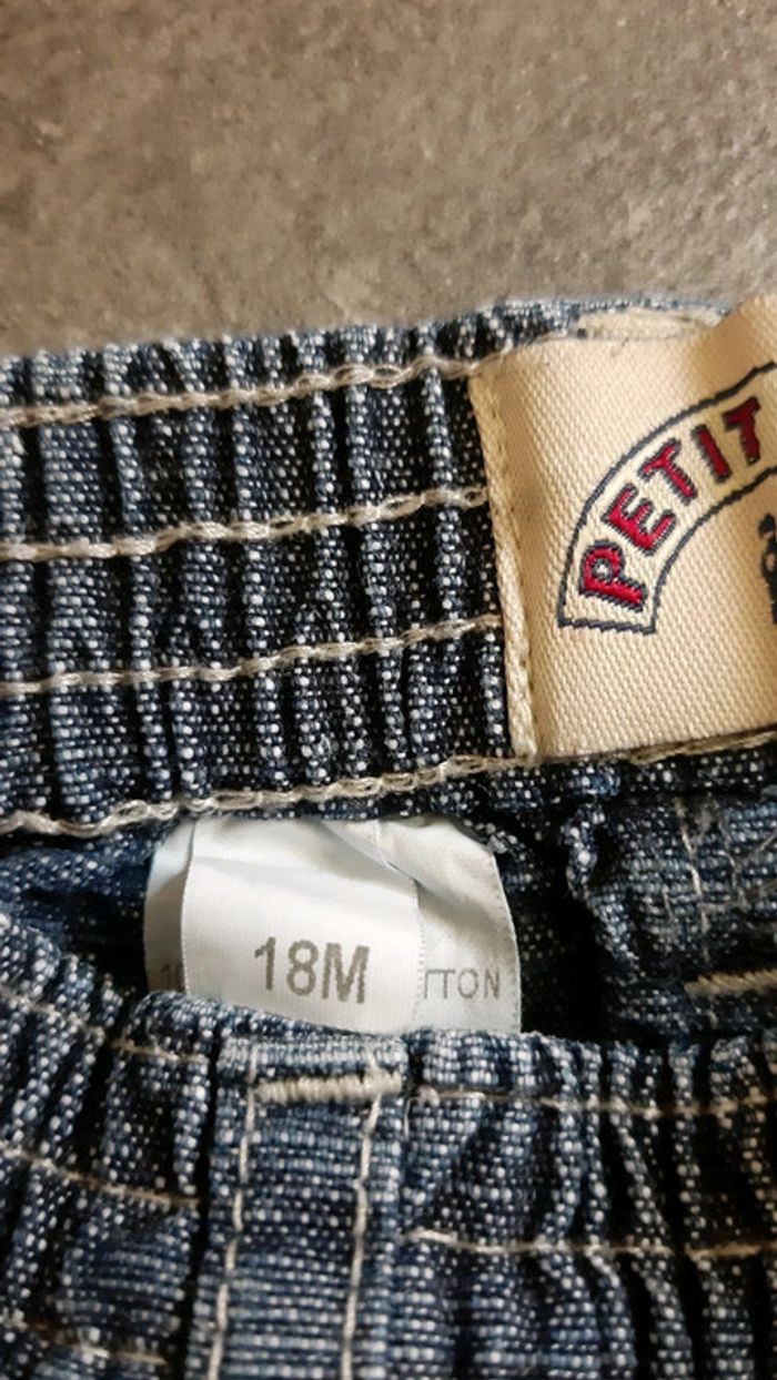 Short en jeans garçon 100% coton - photo numéro 3