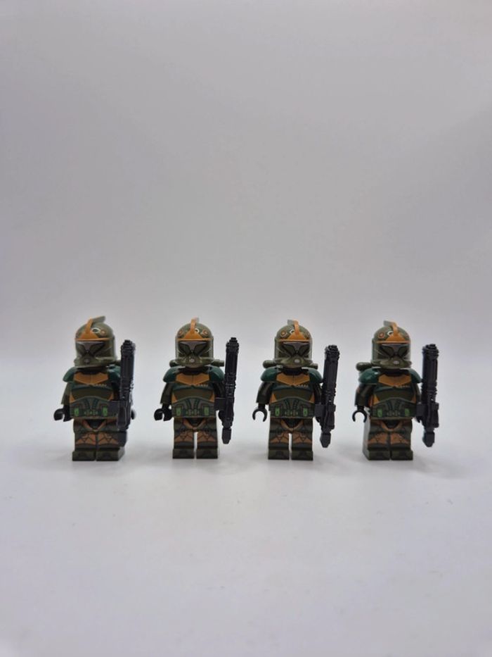 Figurines type lego 4 clones de Kashyyyk star wars