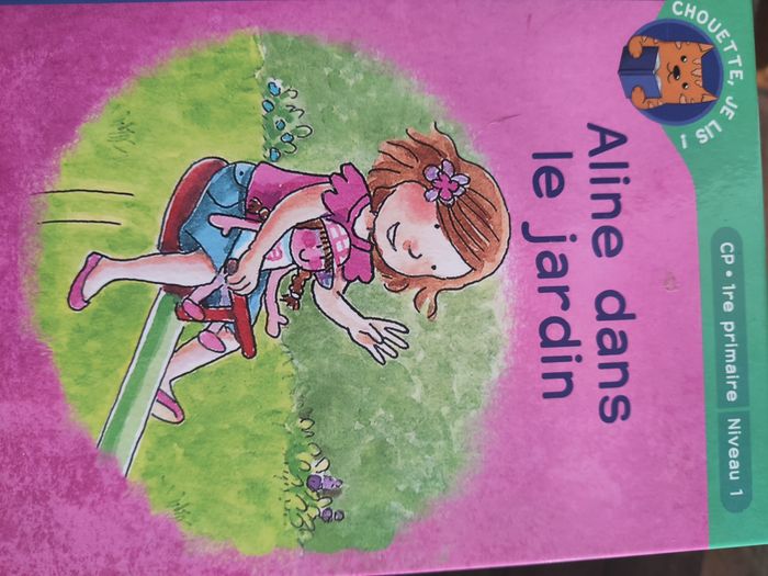 Livre Aline dans le jardin