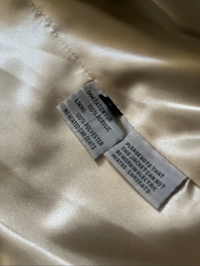 Manteau de fourrure de luxe femme, neuf jamais porté avec ceinture marque « Balmain » taille 42, XL large - photo numéro 6