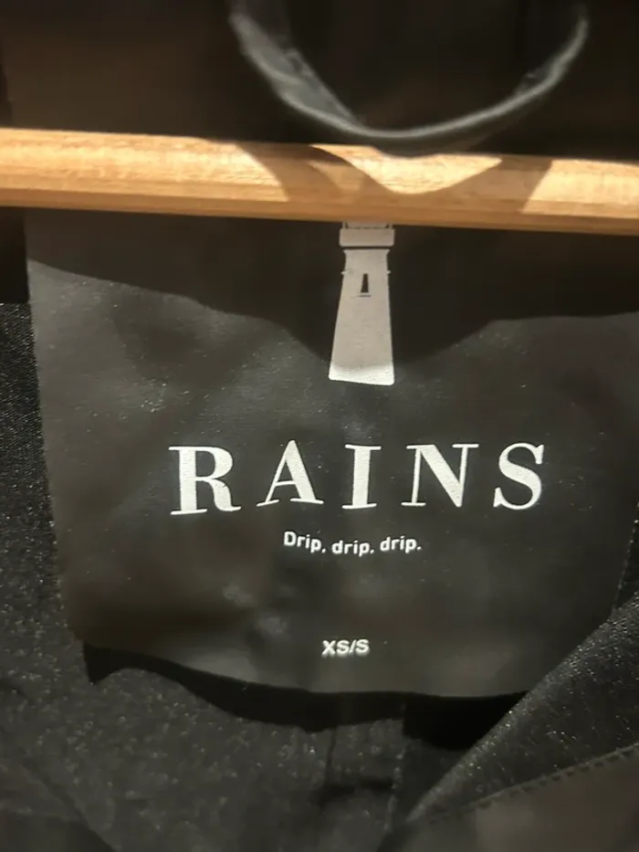 Rains imperméable noir xs/s - photo numéro 2