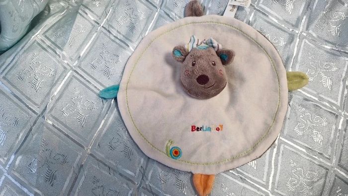 Doudou plat  renne Berlingot