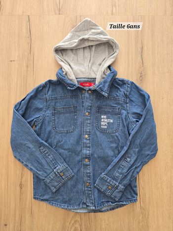 Chemise en jean's - Taille 6ans - Tissaia