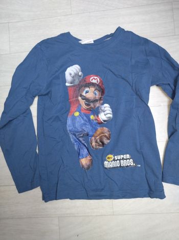 tee shirt 8 ans nintendo