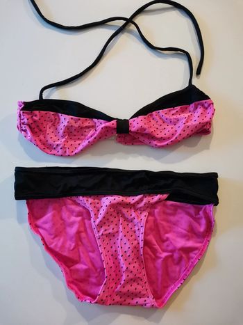 Maillot de bain rose fluo