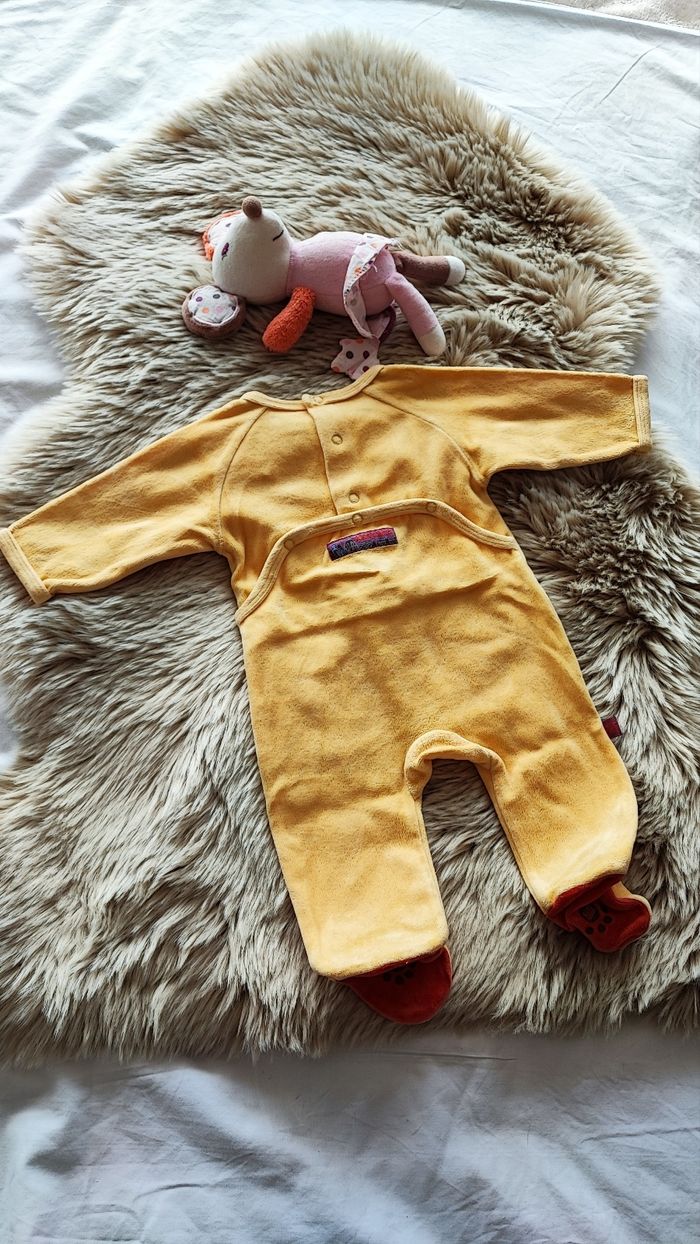 Pyjama chaud orange Disney 1 mois - photo numéro 2