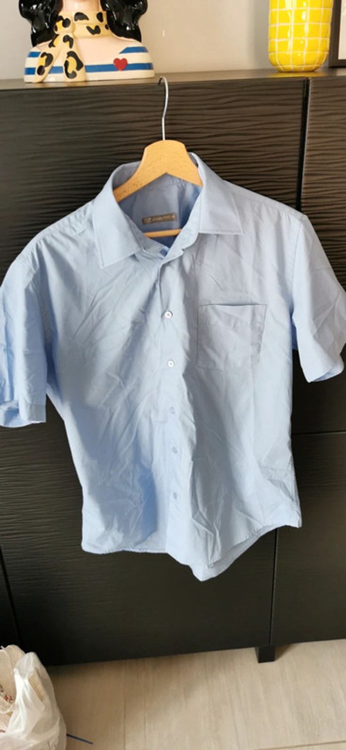 Chemise bleue