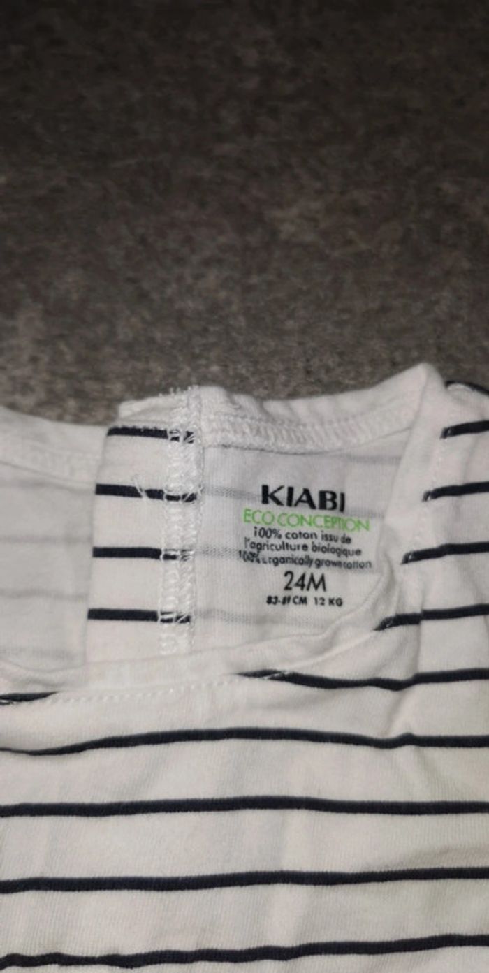 Robe manches courtes bébé fille 2 ans comme neuve - photo numéro 2