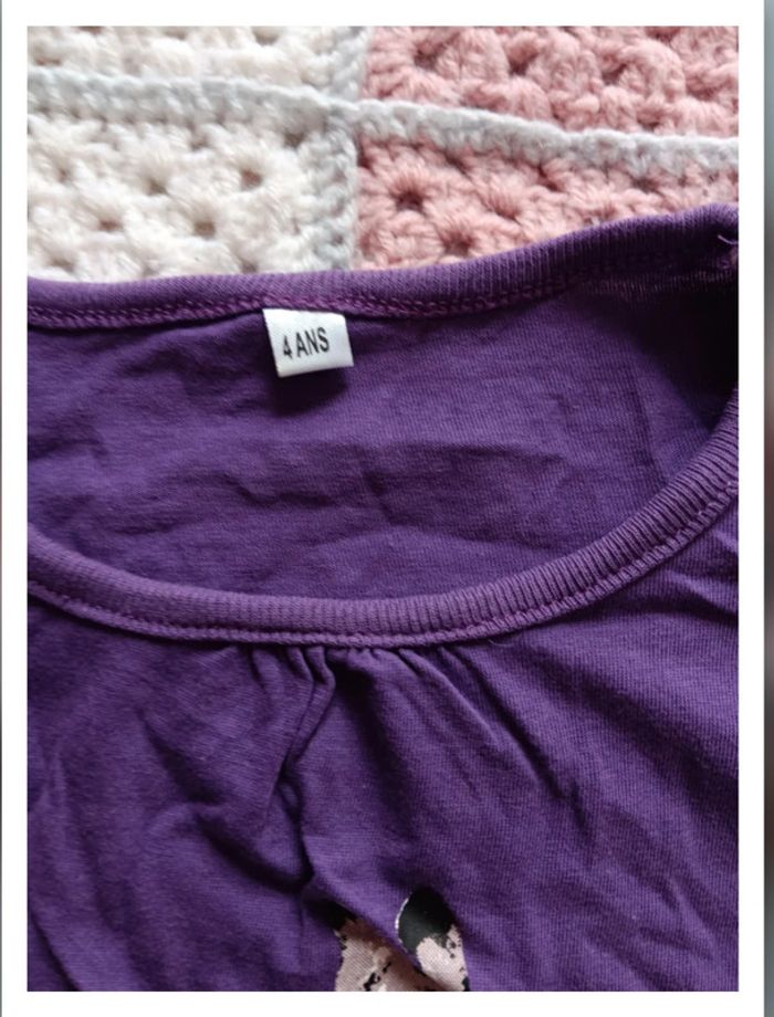 T-shirt manches courtes 4 ans - photo numéro 2