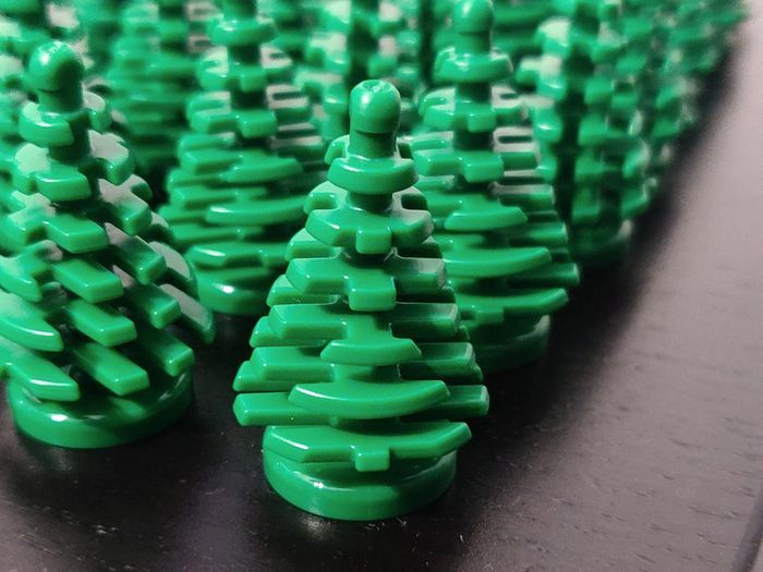 49 sapins verts Lego - parfait état - vrai Lego - photo numéro 4