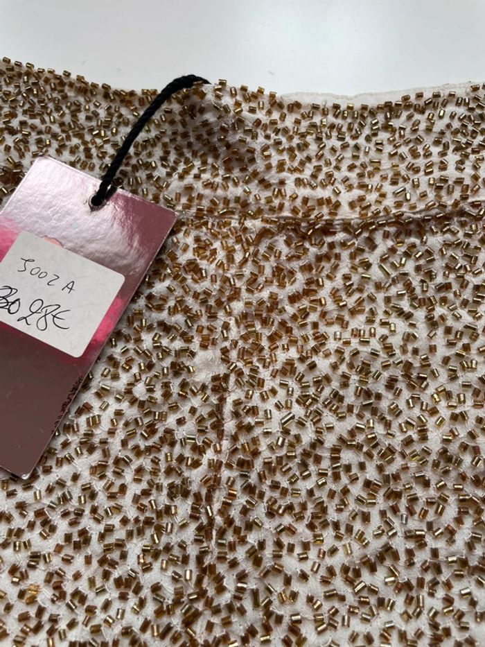 Short brodé de perles taille xs deby debo - photo numéro 6