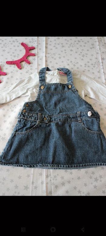 Salopette en jeans 18 mois