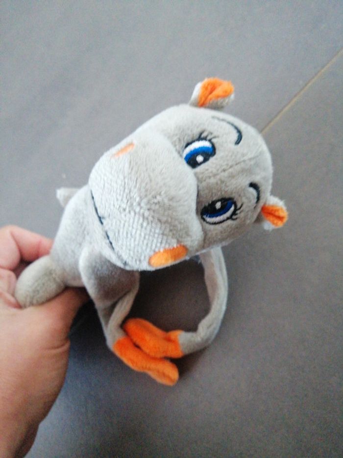 Peluche doudou hippopotame caisse d'épargne - photo numéro 4