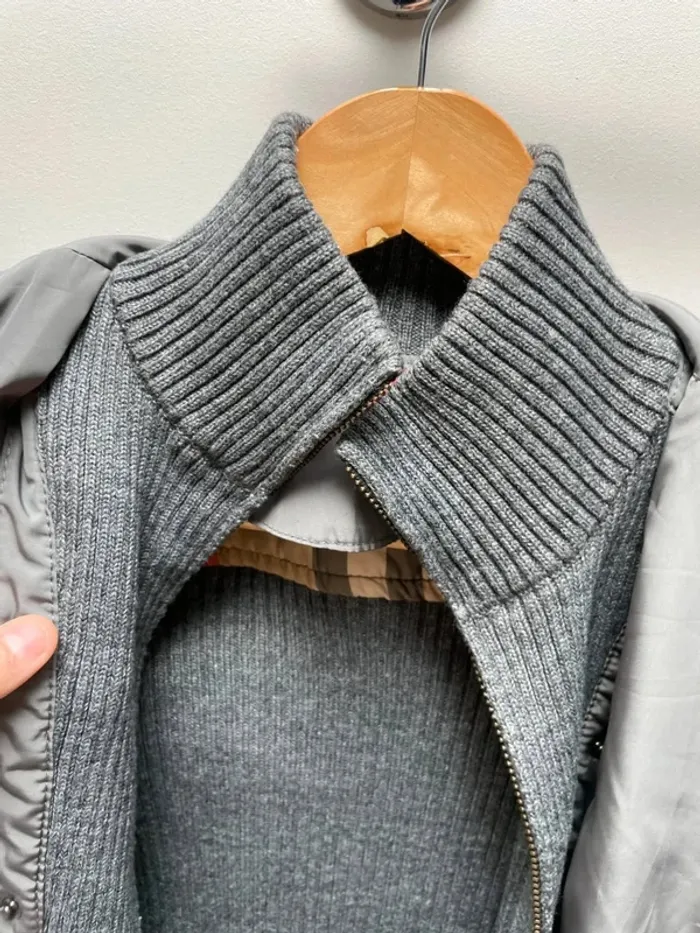 Burberry Jacket Grey - Womens Size 40 / M - Made in Spain 🇪🇸 - photo numéro 12