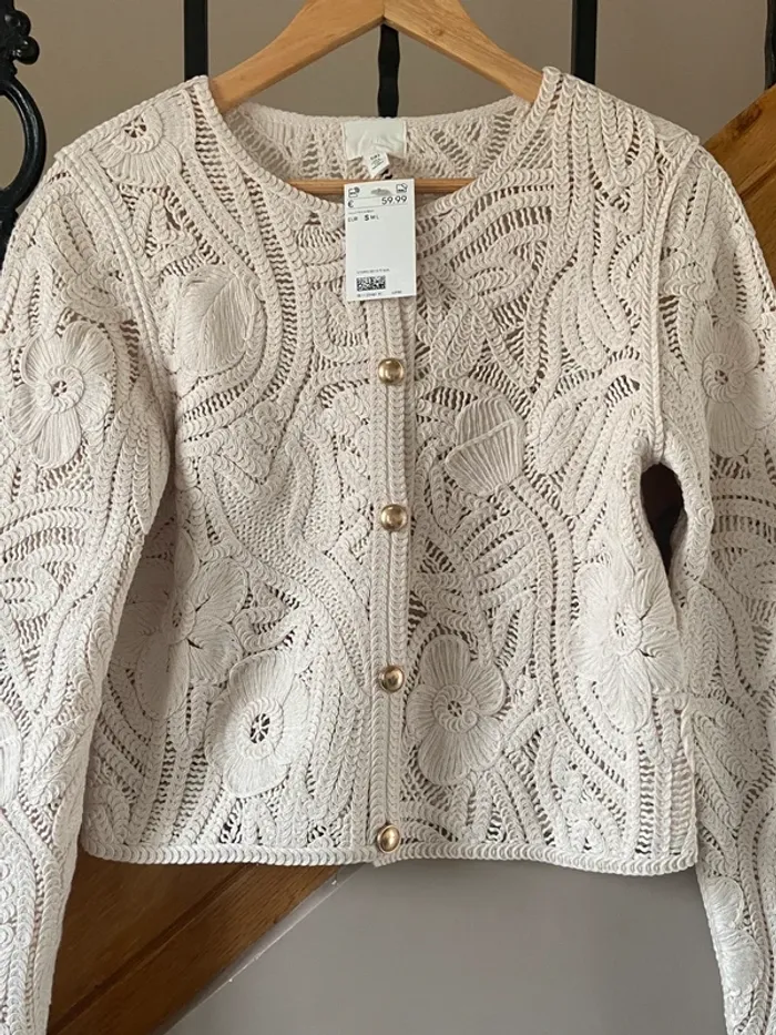 Gilet veste façon crochet - photo numéro 2