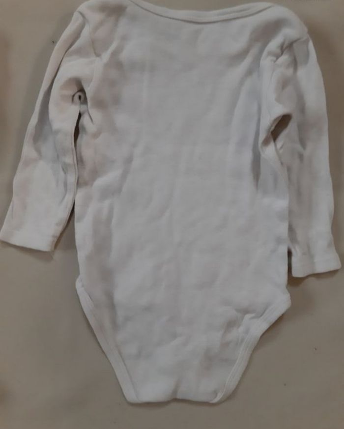 Lot de 2 bodies manches longues fille - 9 mois - photo numéro 4