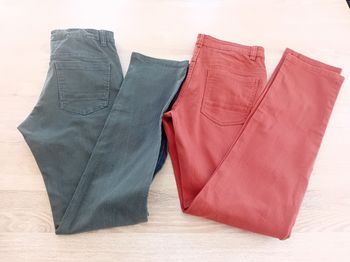 Lot 2 pantalons / jeans Gémo garçon 16 ans - Comme neuf