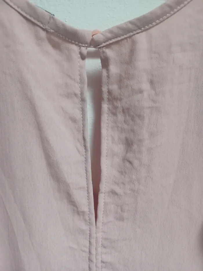 Haut blouse femme bershka vieux rose - photo numéro 3