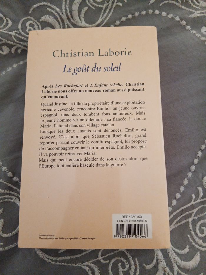 Livre (16) 📚 Le goût du soleil - photo numéro 2